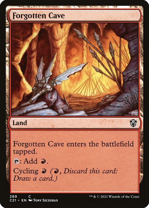 Forgotten Cave (289) [Commander 2021]