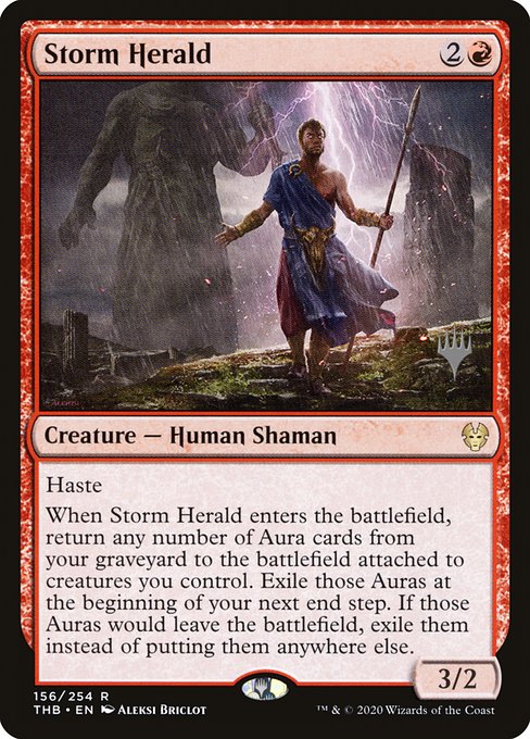 Storm Herald (156p) [Theros Beyond Death Promos]