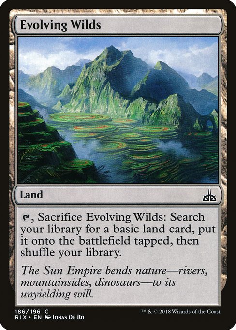Evolving Wilds (186) [Rivals of Ixalan]