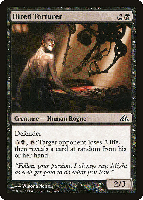 Hired Torturer (25) [Dragon's Maze]