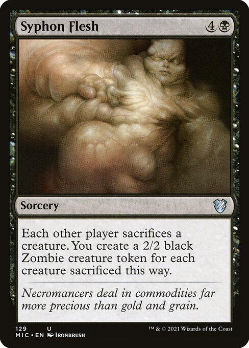 Syphon Flesh (129) [Midnight Hunt Commander]