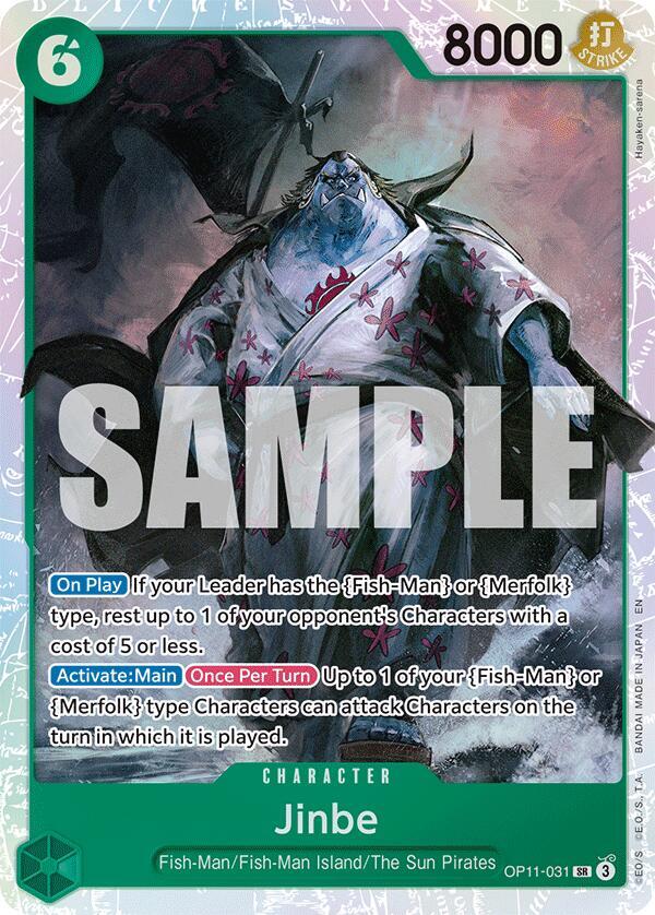 Jinbe (031) (OP11-031) [A Fist of Divine Speed]