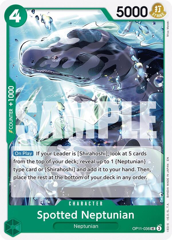Spotted Neptunian (OP11-036) [A Fist of Divine Speed]