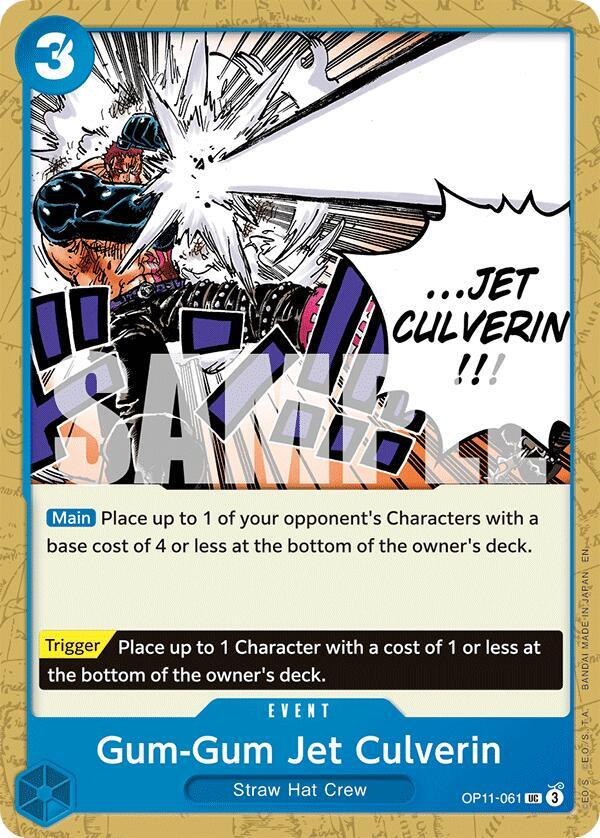 Gum-Gum Jet Culverin (OP11-061) [A Fist of Divine Speed]