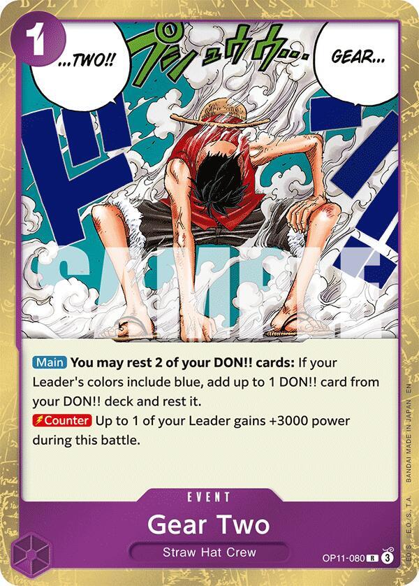 Gear Two (OP11-080) [A Fist of Divine Speed]