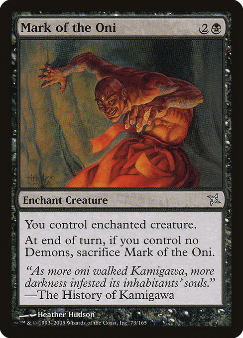 Mark of the Oni (73) [Betrayers of Kamigawa]