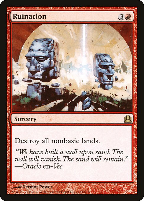 Ruination (134) [Commander 2011]