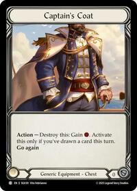 Captain's Coat (Treasure) (SEA181) [High Seas]
