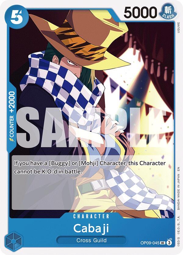 Cabaji (Reprint) (OP09-045) [Starter Deck 25: BLUE Buggy]
