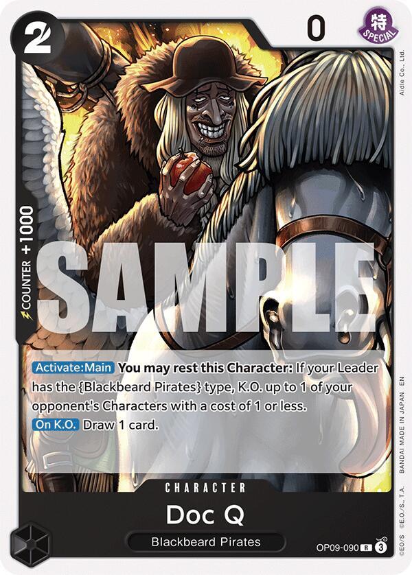 Doc Q (Reprint) (OP09-090) [Starter Deck 27: BLACK Marshall.D.Teach]