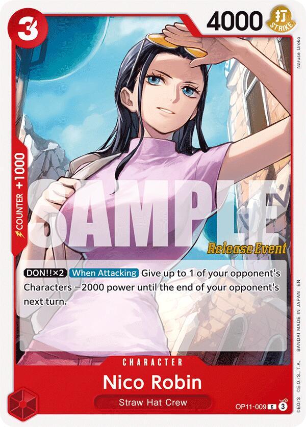 Nico Robin (OP11-009) [A Fist of Divine Speed Release Event Cards]