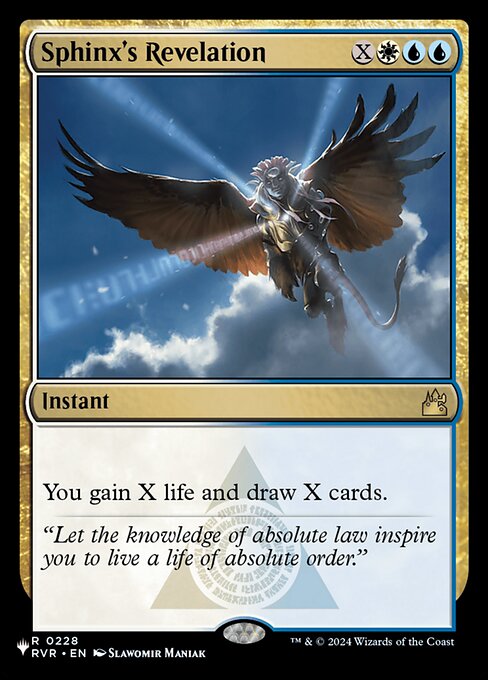 Sphinx's Revelation (RVR-228) [The List]