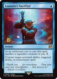 Louisoix's Sacrifice (59) [Prerelease Cards]