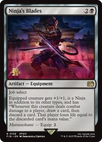 Ninja's Blades (108) [Prerelease Cards]