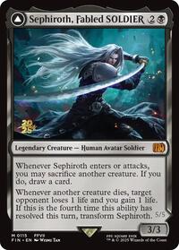 Sephiroth, Fabled SOLDIER (115) [Prerelease Cards]