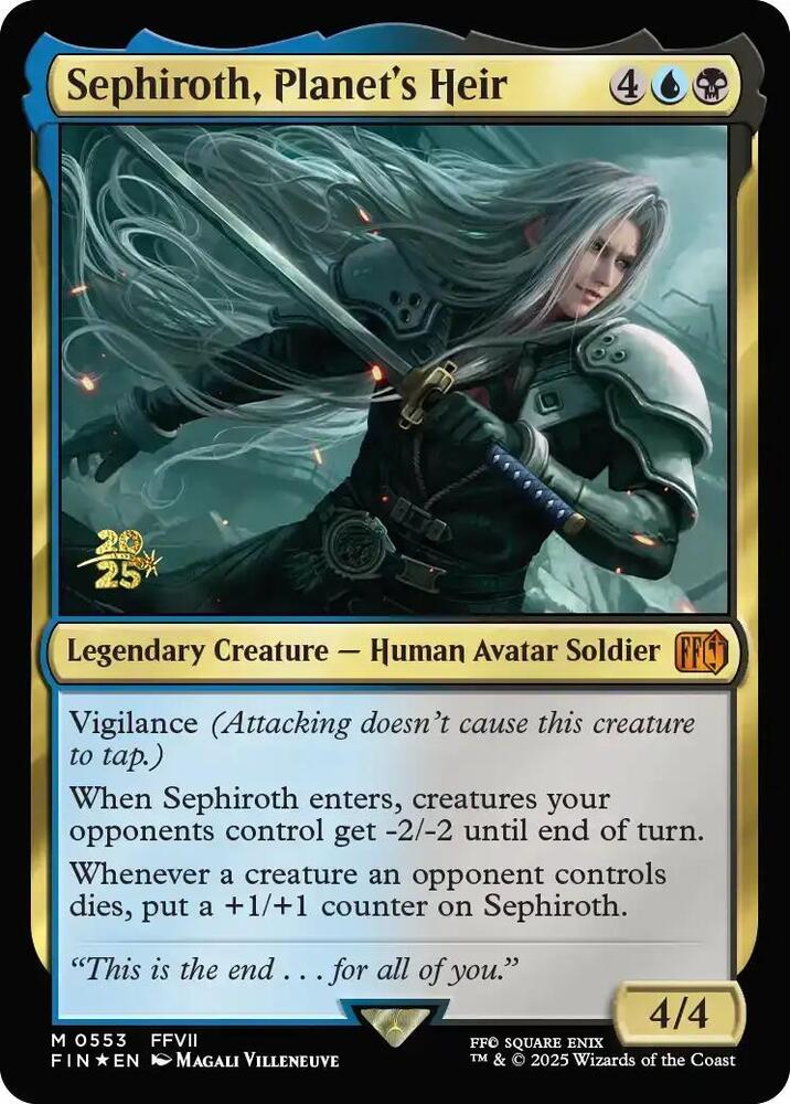 Sephiroth, Planet's Heir (553) [Prerelease Cards]