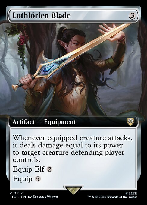 Lothlórien Blade (157) [Tales of Middle-earth Commander] [Extended Art]