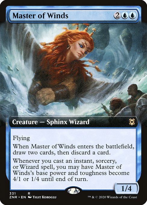 Master of Winds (331) [Zendikar Rising] [Extended Art]
