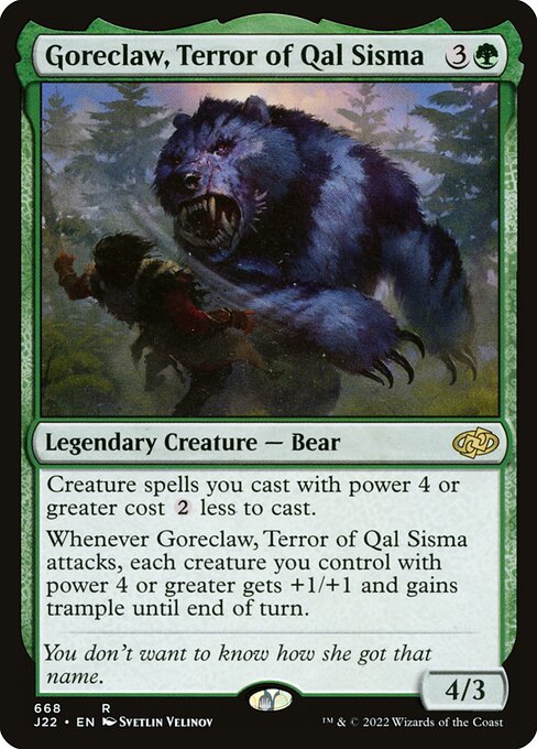 Goreclaw, Terror of Qal Sisma (668) [Jumpstart 2022]