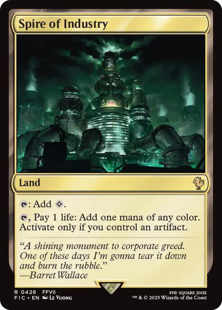 Spire of Industry (Surge Foil) (426) [Final Fantasy Commander]