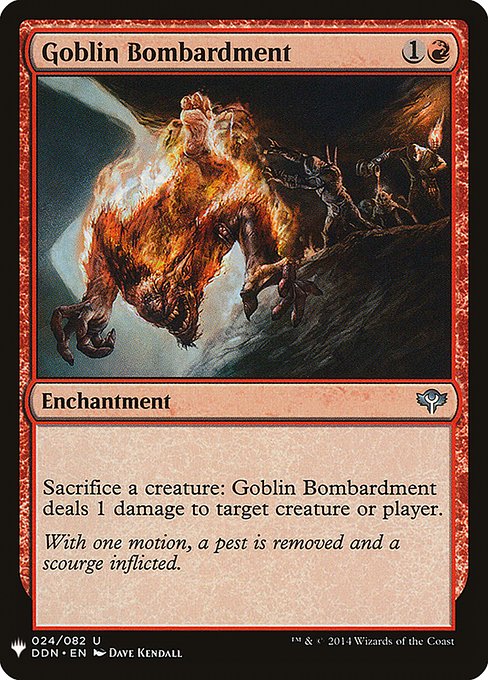 Goblin Bombardment (DDN-24) [The List]