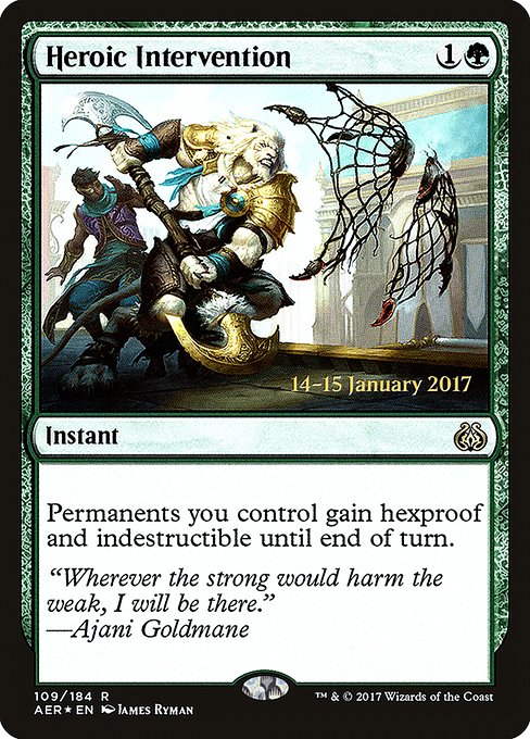 Heroic Intervention (109s) [Aether Revolt Promos]