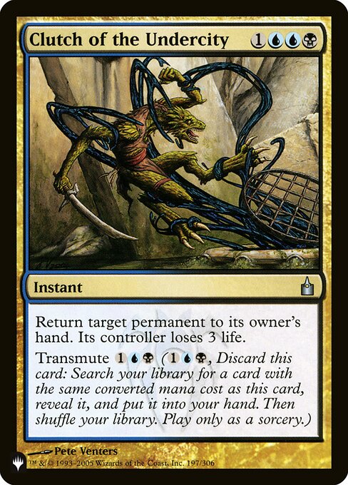 Clutch of the Undercity (RAV-197) [The List]