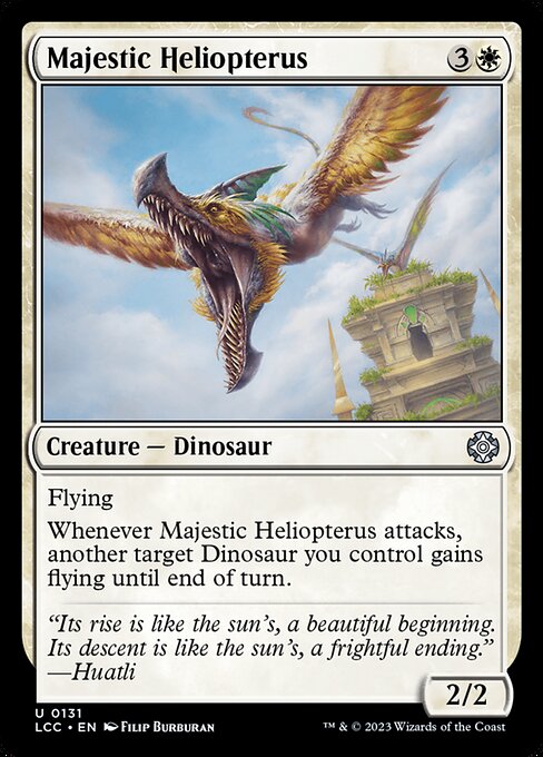 Majestic Heliopterus (131) [The Lost Caverns of Ixalan Commander]
