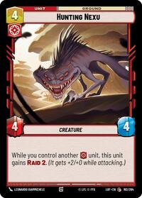 Hunting Nexu (162/264) [Legends of the Force]