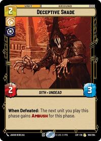 Deceptive Shade (180/264) [Legends of the Force]