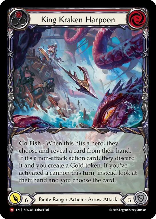 King Kraken Harpoon (Extended Art) (SEA085) [High Seas]