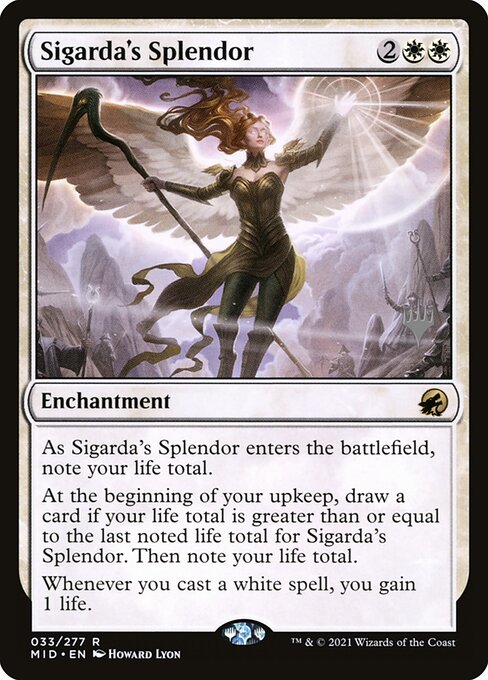 Sigarda's Splendor (33p) [Innistrad: Midnight Hunt Promos]