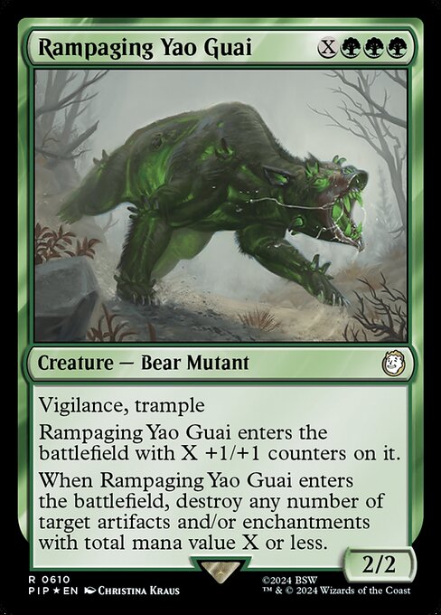 Rampaging Yao Guai (610) [Fallout]