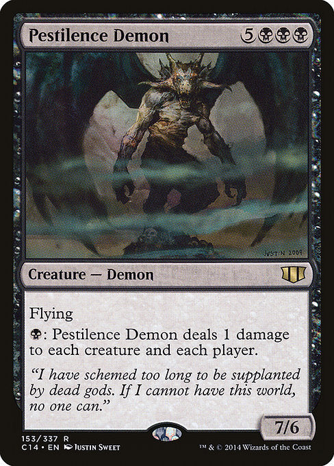 Pestilence Demon (153) [Commander 2014]