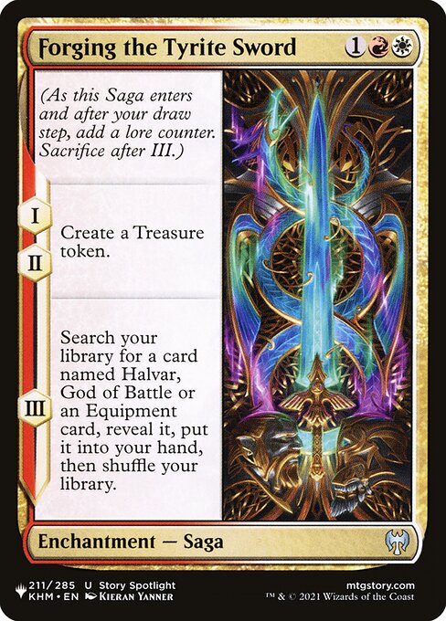 Forging the Tyrite Sword (KHM-211) [The List]