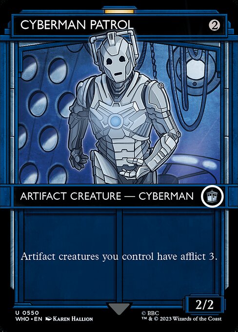 Cyberman Patrol (550) [Doctor Who] [Showcase, Borderless]