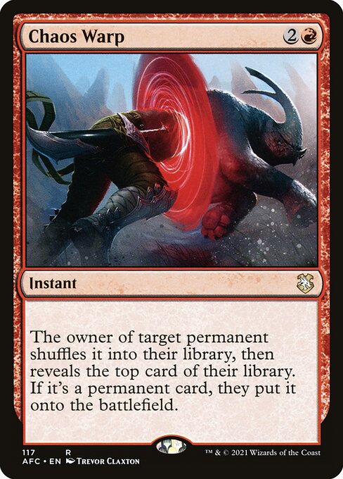 Chaos Warp (117) [Forgotten Realms Commander]