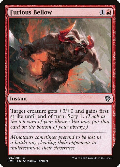 Furious Bellow (126) [Dominaria United]
