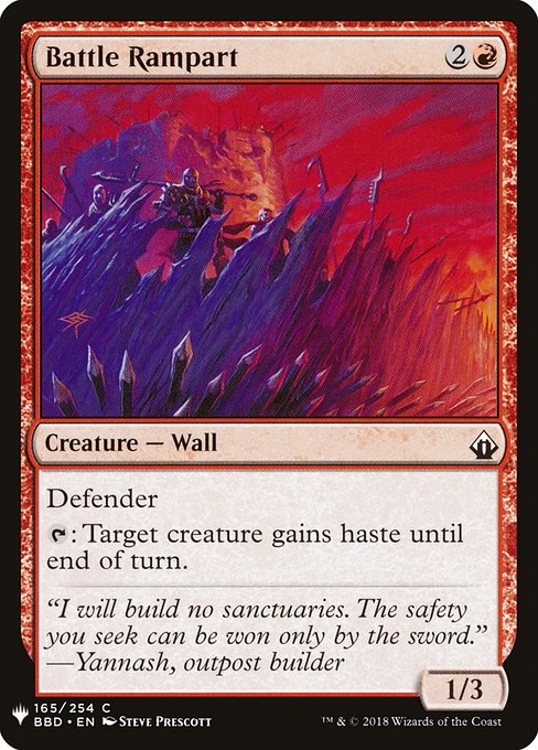 Battle Rampart (BBD-165) [The List]