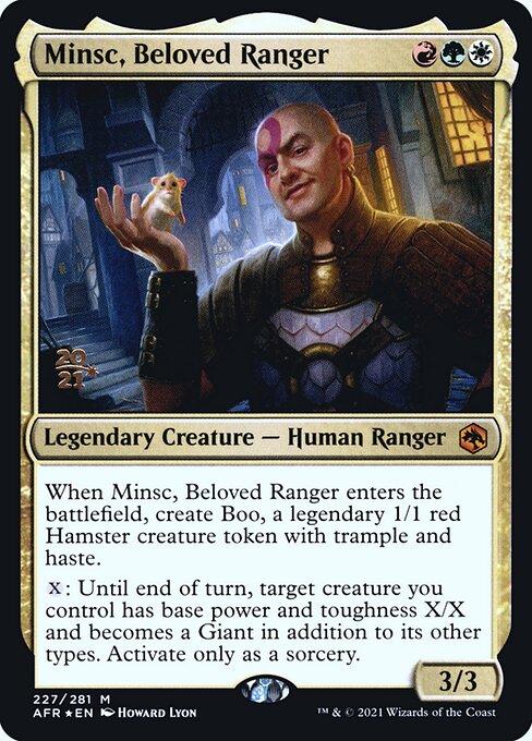 Minsc, Beloved Ranger (227s) [Adventures in the Forgotten Realms Promos]