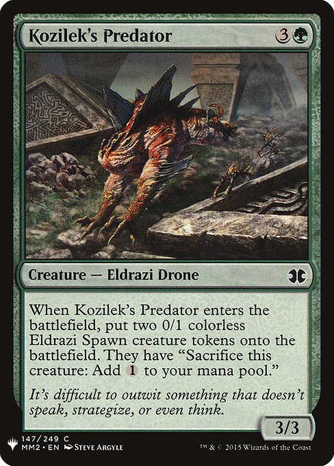 Kozilek's Predator (MM2-147) [The List]