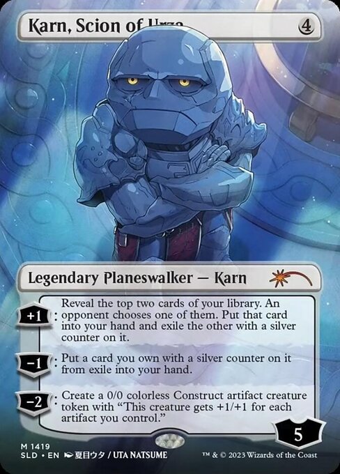 Karn, Scion of Urza (1419) [Secret Lair Drop] [Borderless]