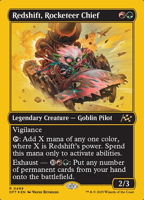 Redshift, Rocketeer Chief (489) [Aetherdrift]