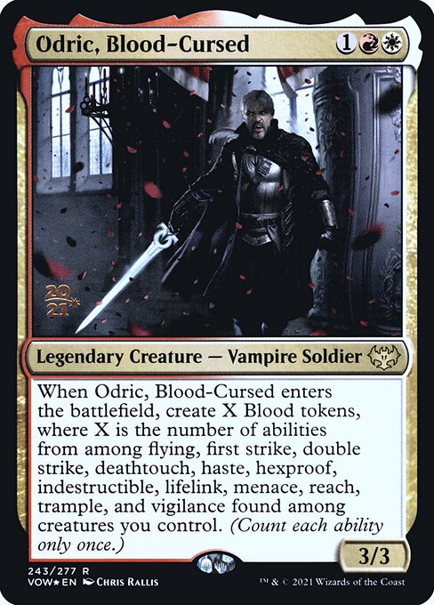 Odric, Blood-Cursed (243s) [Innistrad: Crimson Vow Promos]