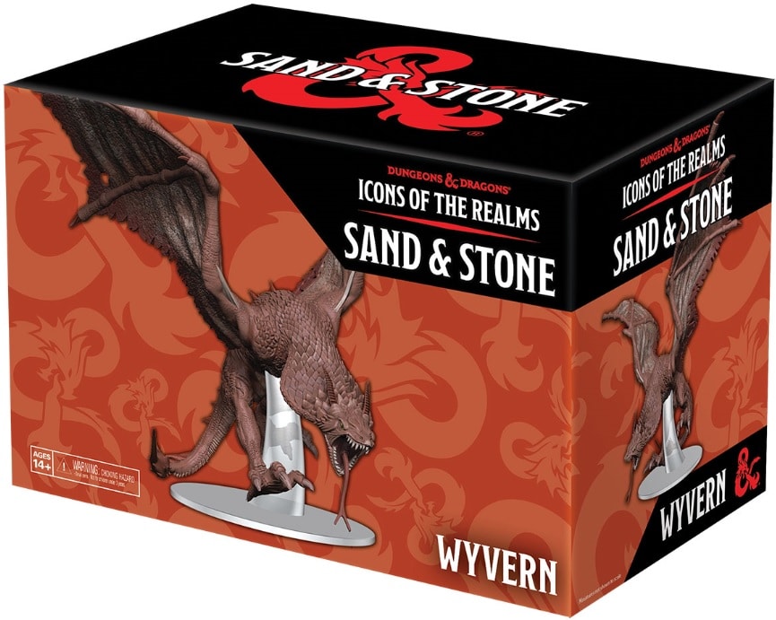 D&amp;D Icons Sand &amp; Stone Wyvern Box image 0