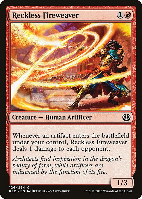 Reckless Fireweaver (126) [Kaladesh]