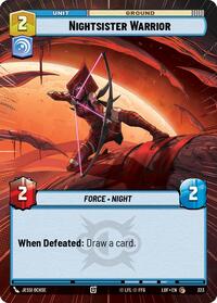 Nightsister Warrior (Hyperspace) (323) [Legends of the Force]
