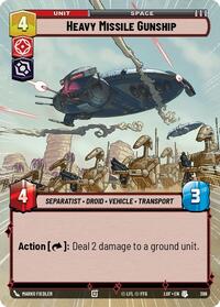 Heavy Missile Gunship (Hyperspace) (398) [Legends of the Force]