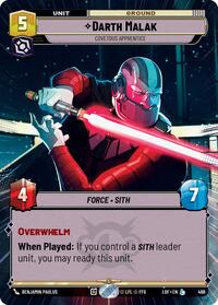 Darth Malak - Covetous Apprentice (Hyperspace) (498) [Legends of the Force]