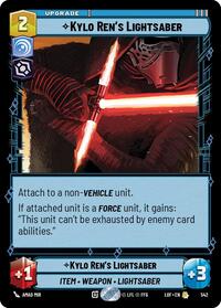 Kylo Ren's Lightsaber (Foil) (542) [Legends of the Force]